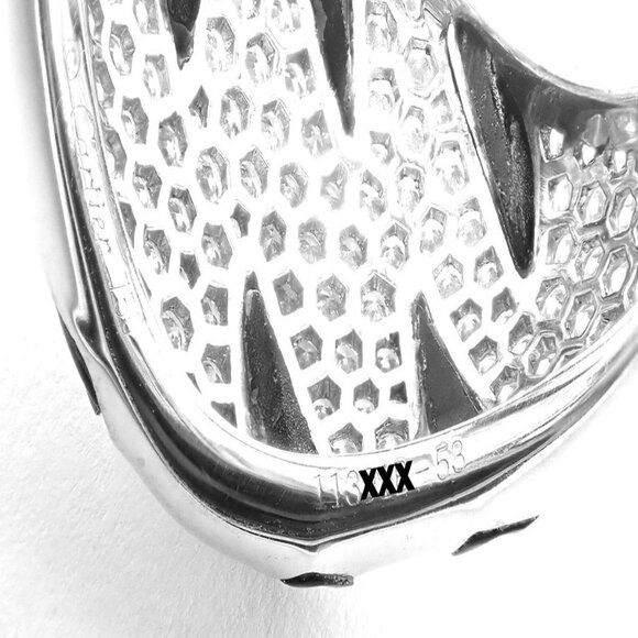 Authentic Cartier Panther Panthere Claw 18k White Gold Diamond Onyx Ring Size 53 - Picture 7 of 9